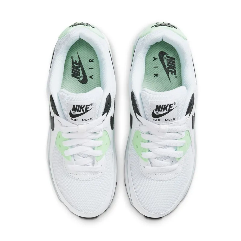 Nike Air Max 90 White Vapor Green Black (W) White/Vapor Green-Black (CT1039-101)