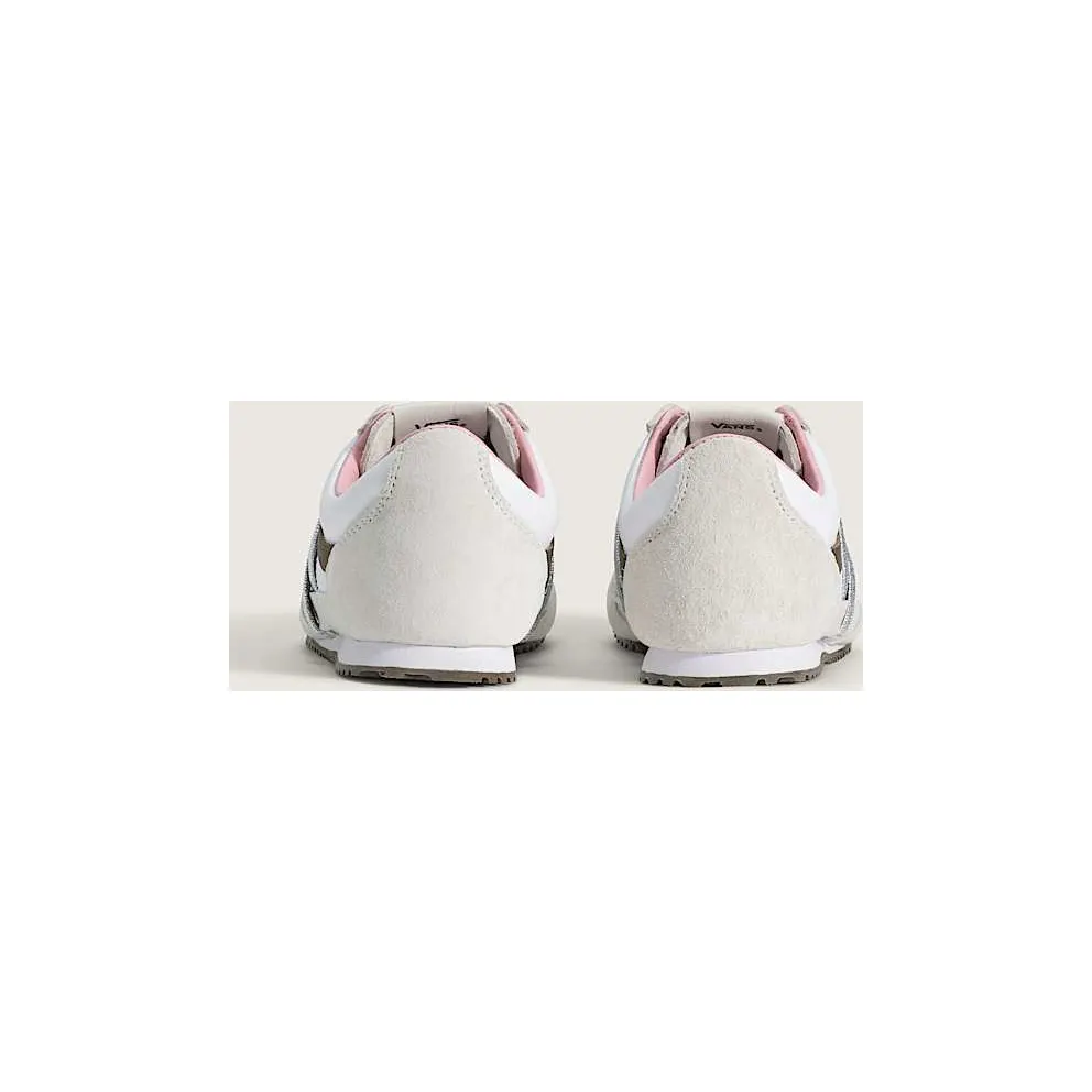 Vans Premium Super Lowpro Trainer White Olive Green (VN000EHQCJ7)