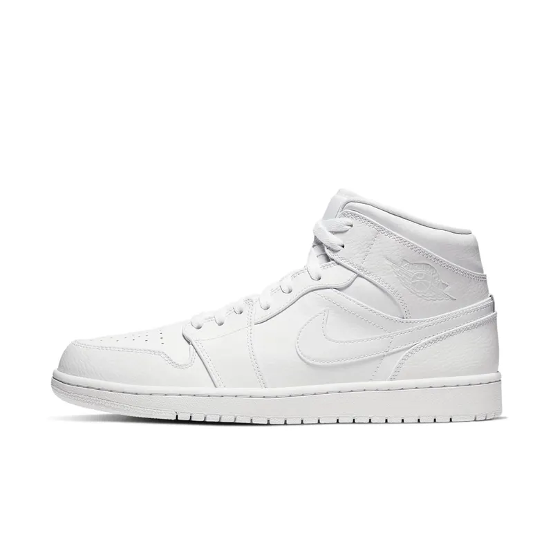 Jordan 1 Mid Triple White (2020) White/White (554724-126)
