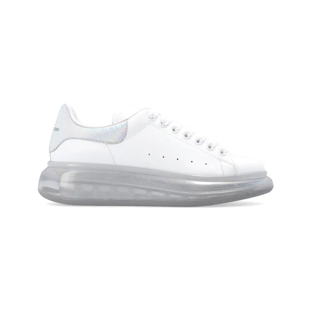 Alexander McQueen Oversized Clear Sole White Multichrome (611698 WIB9U 9620)