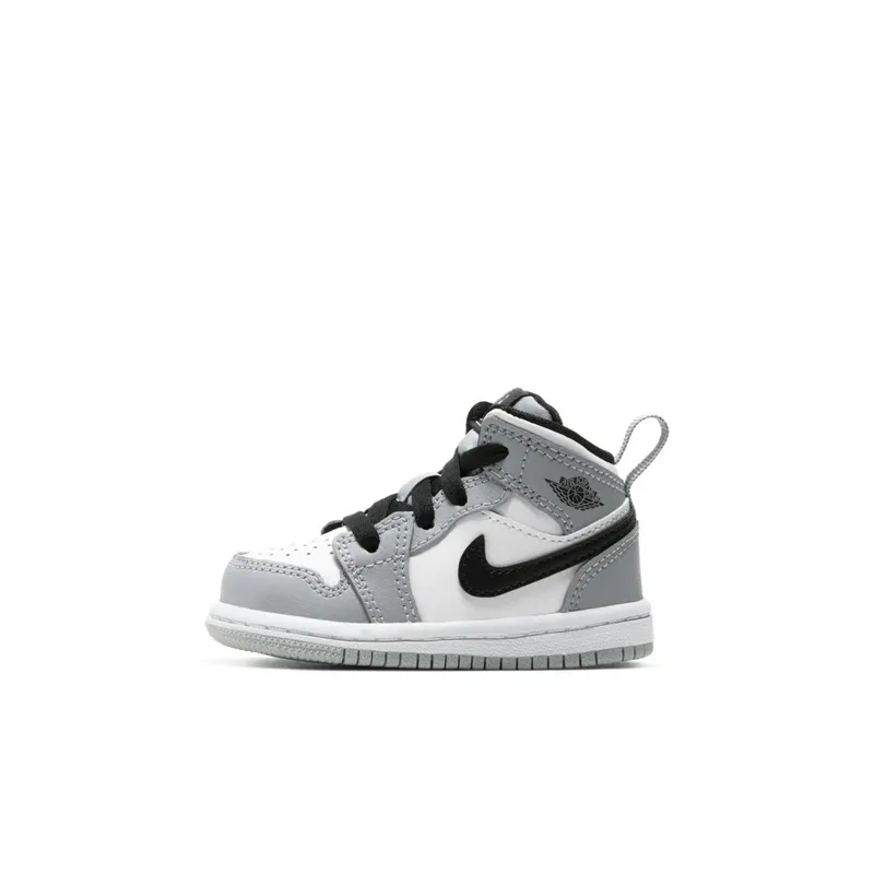 Jordan 1 Mid Light Smoke Grey (TD) Light Smoke Grey/White-Black (640735-092)