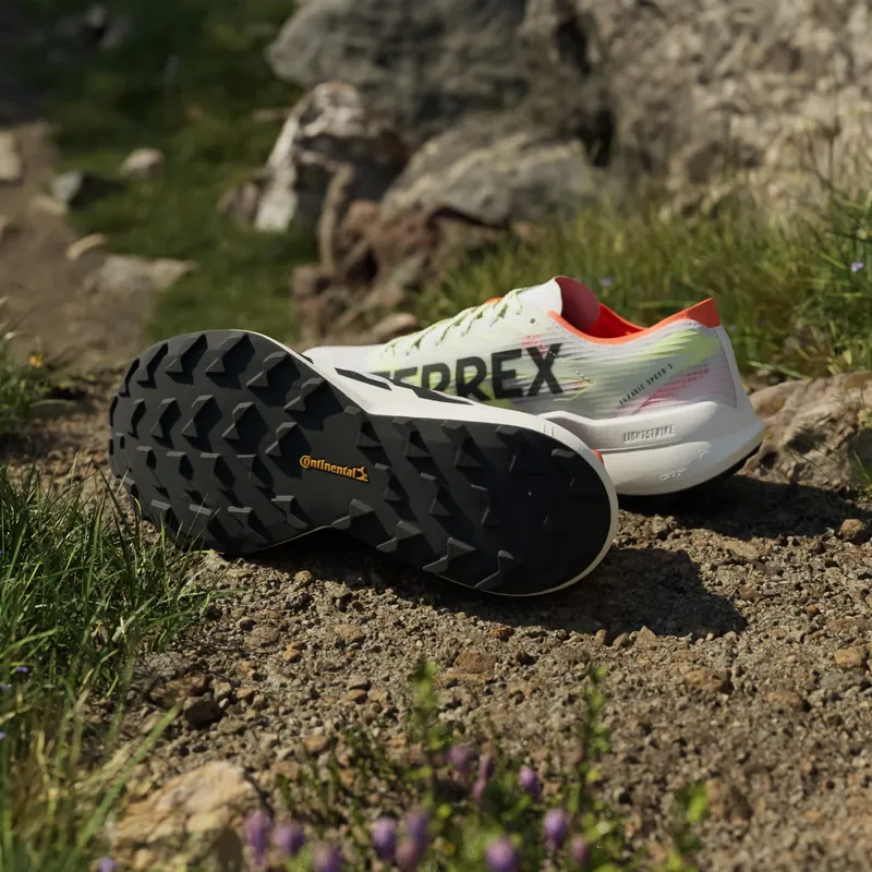 Adidas Terrex Agravic Speed 2 Trail Running Shoes Cloud White / Core Black / Semi Impact Orange (JS3536)