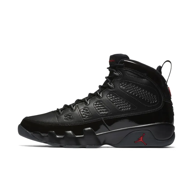 Jordan 9 Retro Bred Patent Black/University Red-Anthracite (302370-014)
