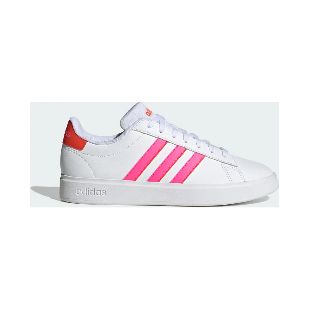 adidas Grand Court 2.0 Cloud White / Lucid Pink / Bright Red (ID4483)