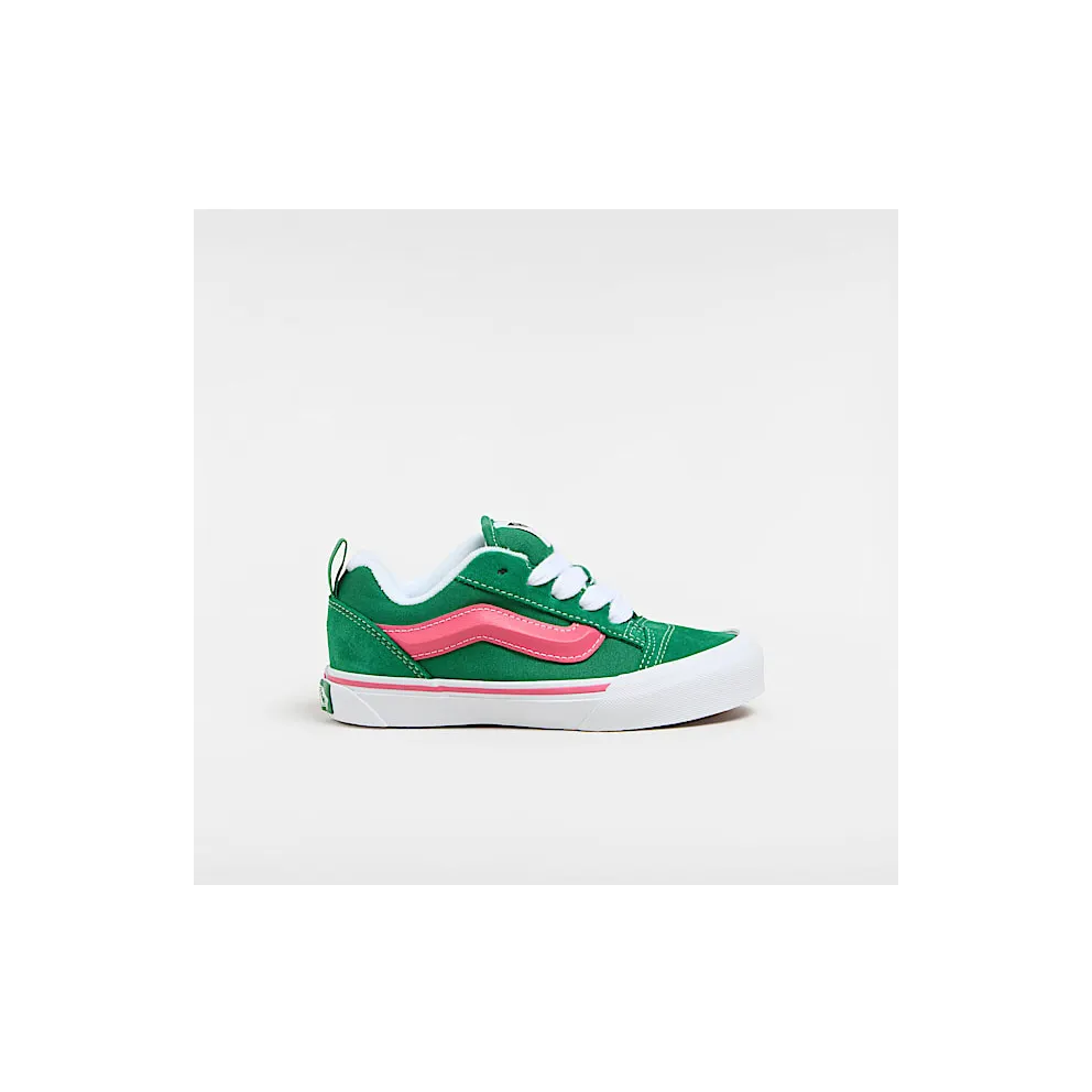 Vans Knu Skool PS “Green / Pink / White” (VN000CYUBOC)