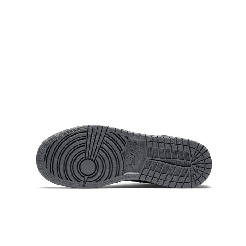 Jordan 1 Mid Black Dark Grey Outsole (GS) Black/Black-Dark Grey (554725-021)