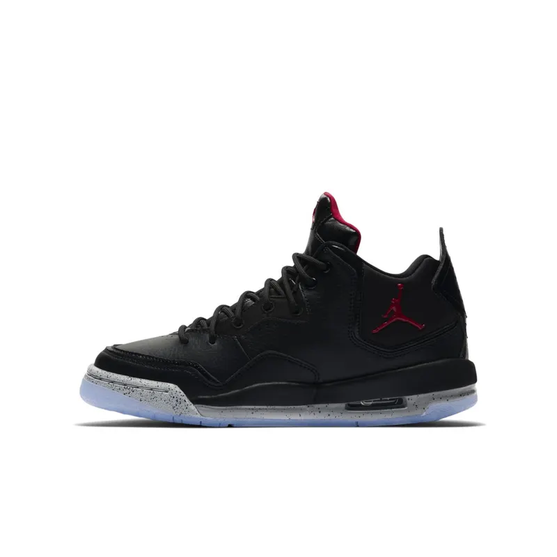 Jordan Courtside 23 Black Cement (GS) Black/Gym Red-Particle Grey (AR1002-023)