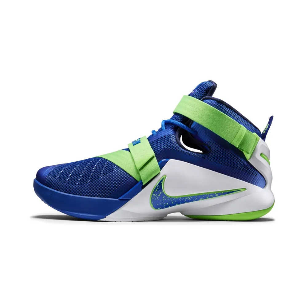 LeBron Soldier 9 “Sprite” Game Royal/Game Royal-White-Green Streak (749417-441)