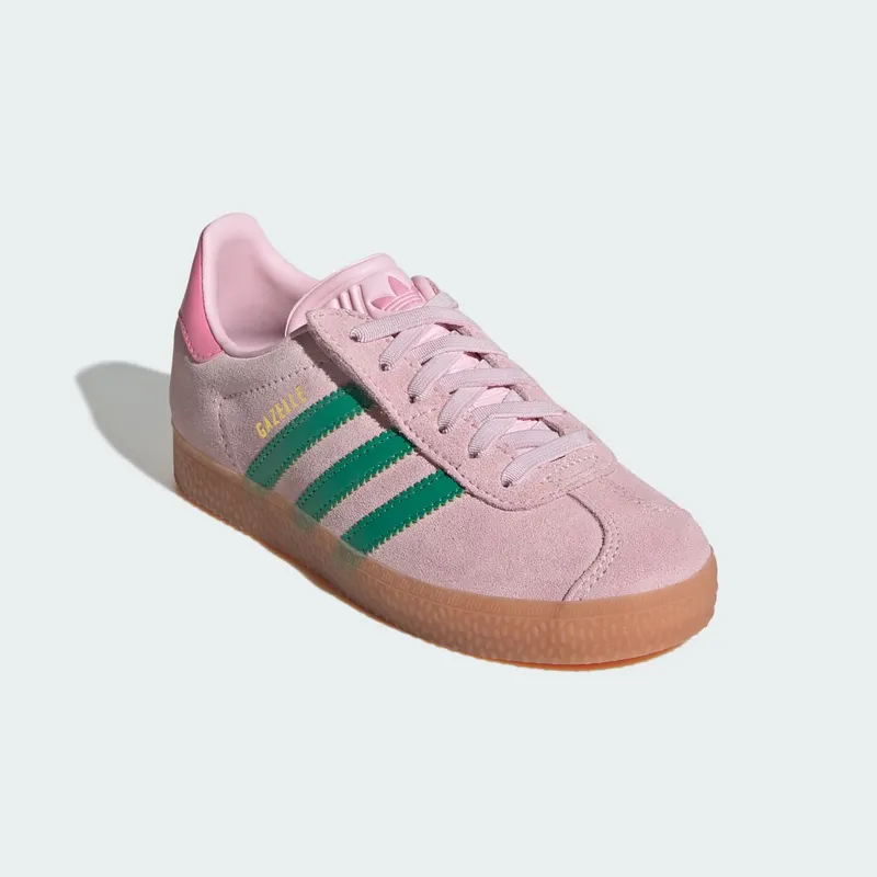 Adidas Gazelle Comfort Closure with Elastische Veters Kids Clear Pink / Court Green / Bliss Pink (JQ7837)