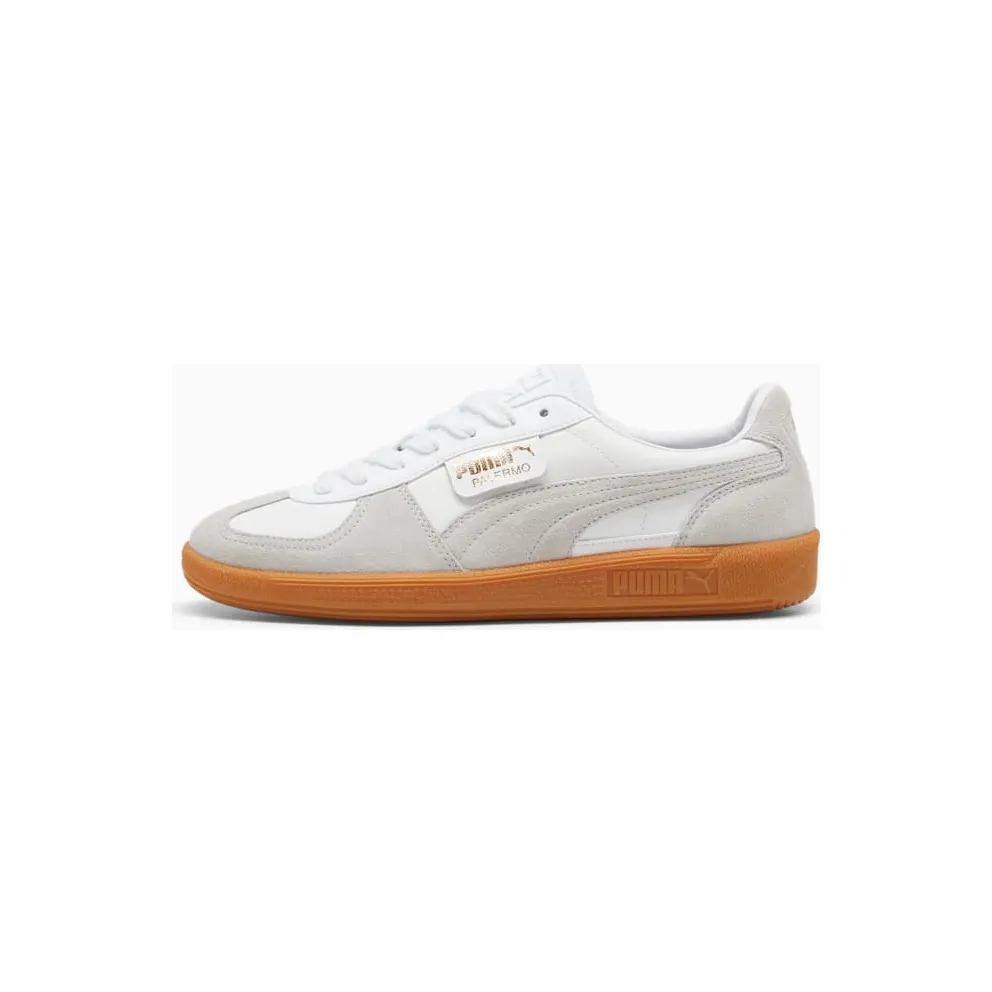 Puma Palermo – “White Glacial Grey Gum” (396464-12)