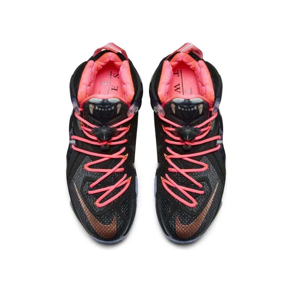 Nike LeBron 12 Elite Rose Gold Black/White/Hot Lava (724559-091)