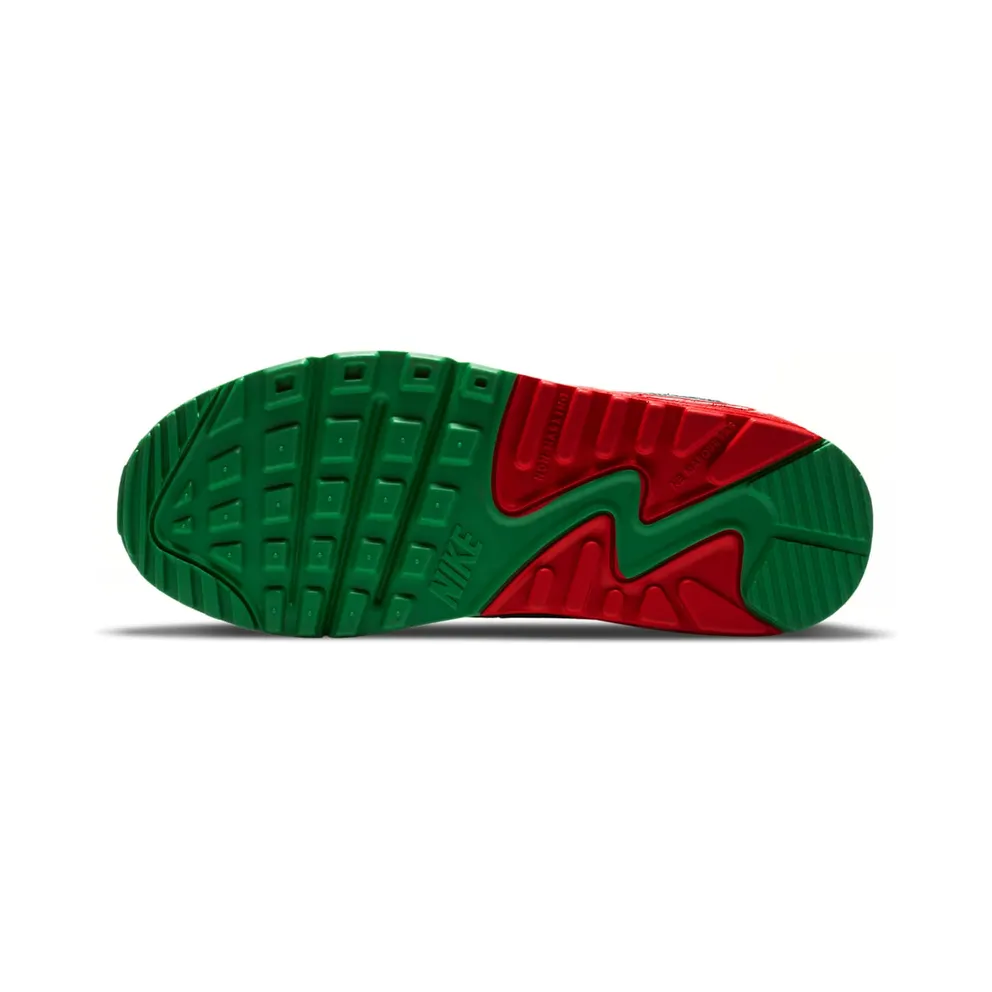 Nike Air Max 90 SE Christmas (GS) White/Dark Atomic Teal/Lucky Green (DC1621-100)