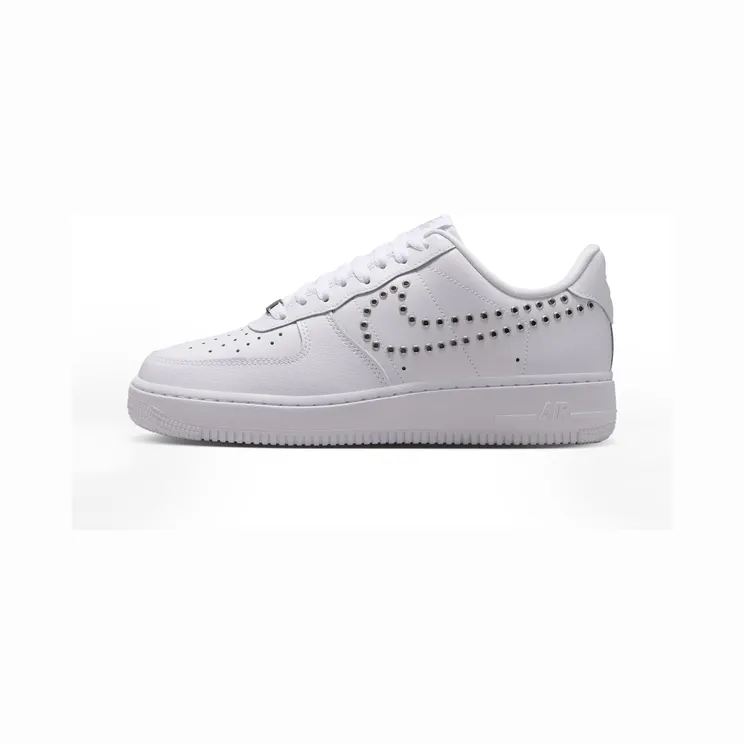 Nike Air Force 1 Low ’07 LV8 Triple “White / Metallic Silver” (IW1234-100)
