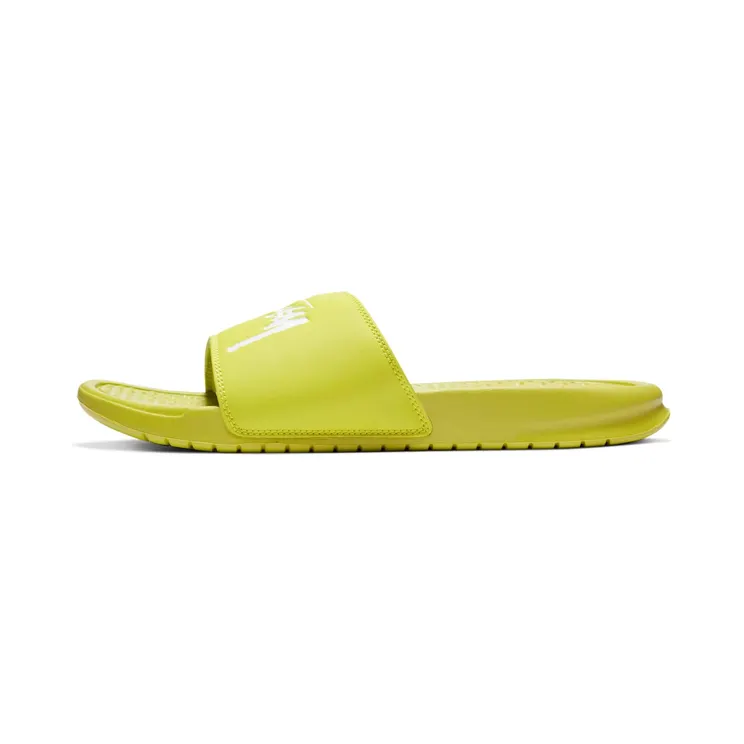 Nike Benassi Stussy Volt (2020) “Bright Cactus / White” (CW2787-300)