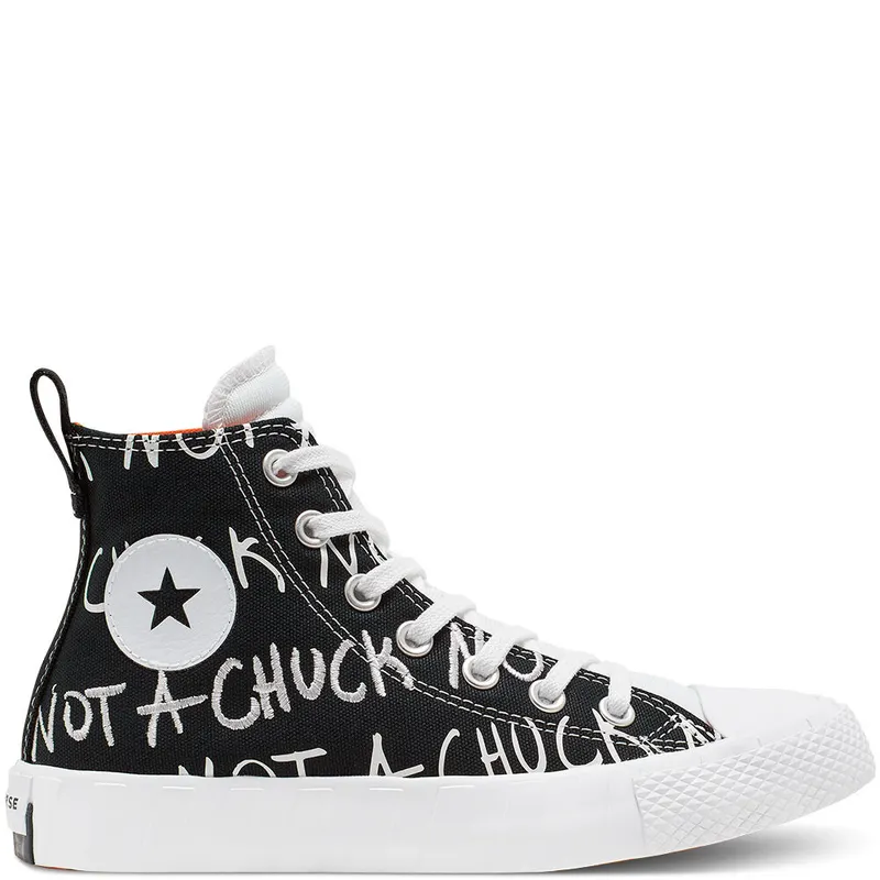Converse UNT1TL3D High Top Black/white/bold Mandarin (266514C)