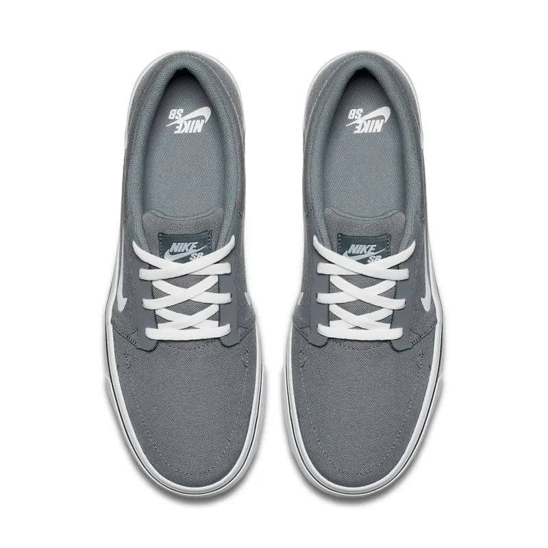 Nike Sb Portmore Canvas Low Skate Shoes Grey Grey (723874-004)