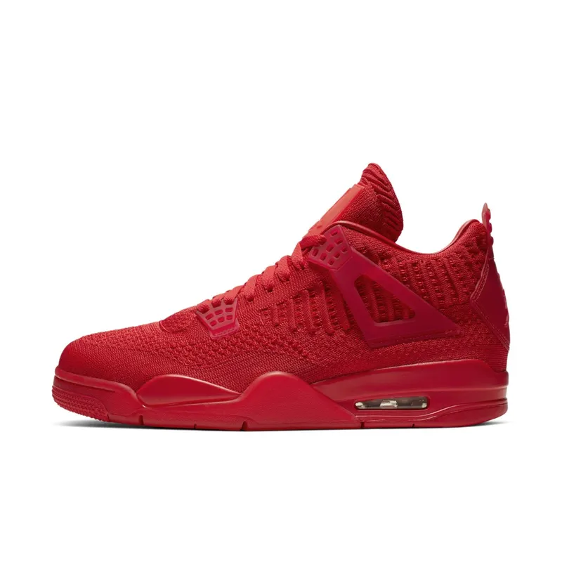 Jordan 4 Retro Flyknit Red University Red/Black-University Red (AQ3559-600)