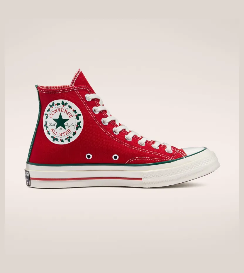 Converse Winter Holidays Chuck 70 High Top Gym Red/egret/midnight Clover (170049C)