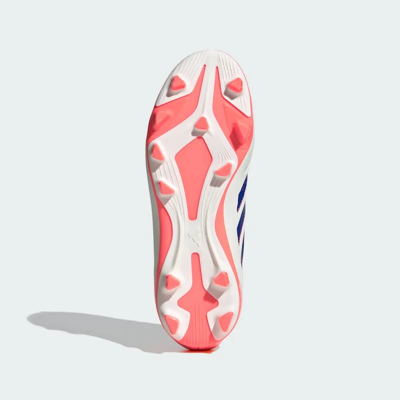 adidas Copa Pure 3 Club Firm/multi-ground Boots Kids “Off White / Lucid Blue / Signal Coral” (JR2907)
