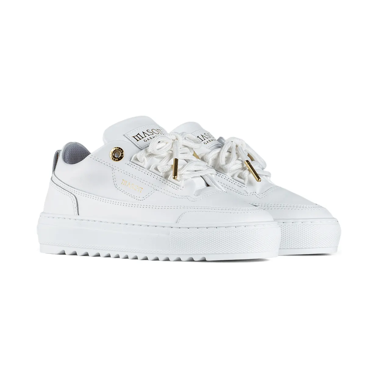 Mason Garments Kids – Firenze Leather White Weiß (B20-NOS-3D)