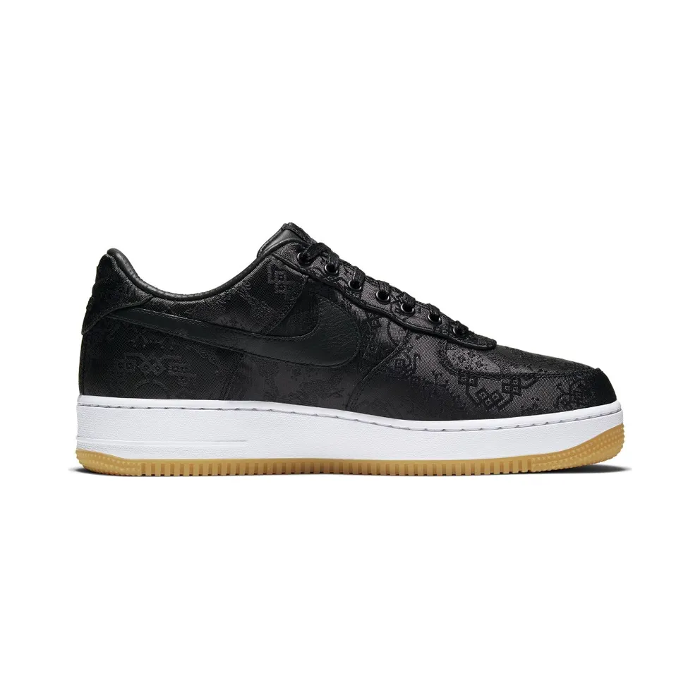 Nike x CLOT x Fragment Air Force AF 1 Black Silk (2019) (CZ3986-001)