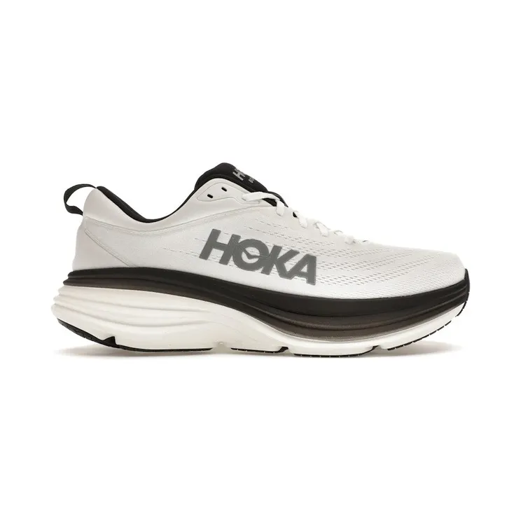 Hoka One Bondi 8 White Black (1123202-WBLC)