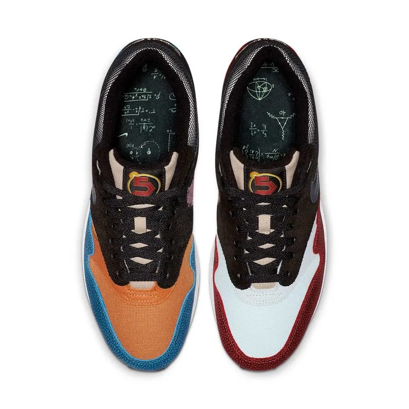 Nike Air Max 1 Swipa Black/Black-Cinder Orange-Photo Blue-Moon Particle-Desert Ore (CJ9746-001)