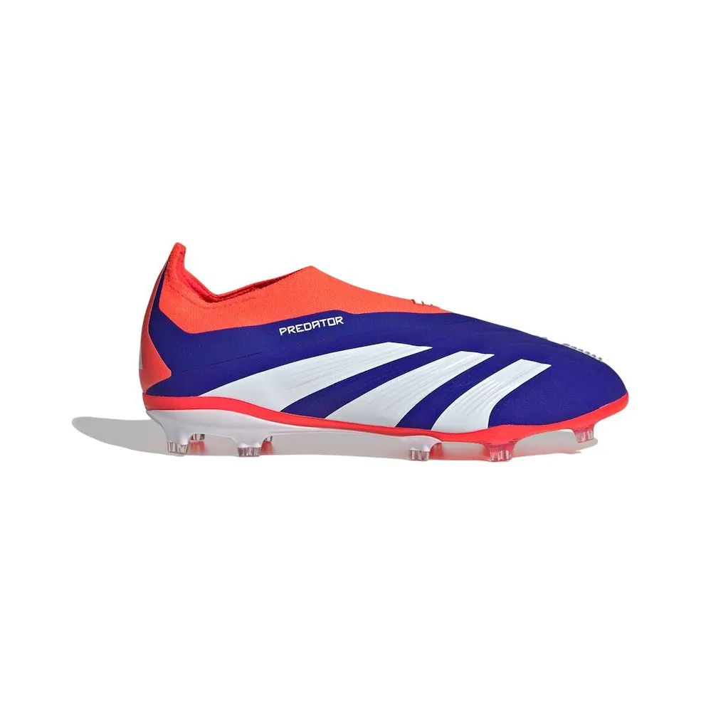 adidas Predator Elite Laceless FG Lucid Blue Cloud White Solar Red (IF6350)
