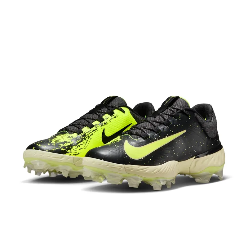 Nike Alpha Huarache Elite 4 Low MCS Black Life Lime Volt (FV6096-001)
