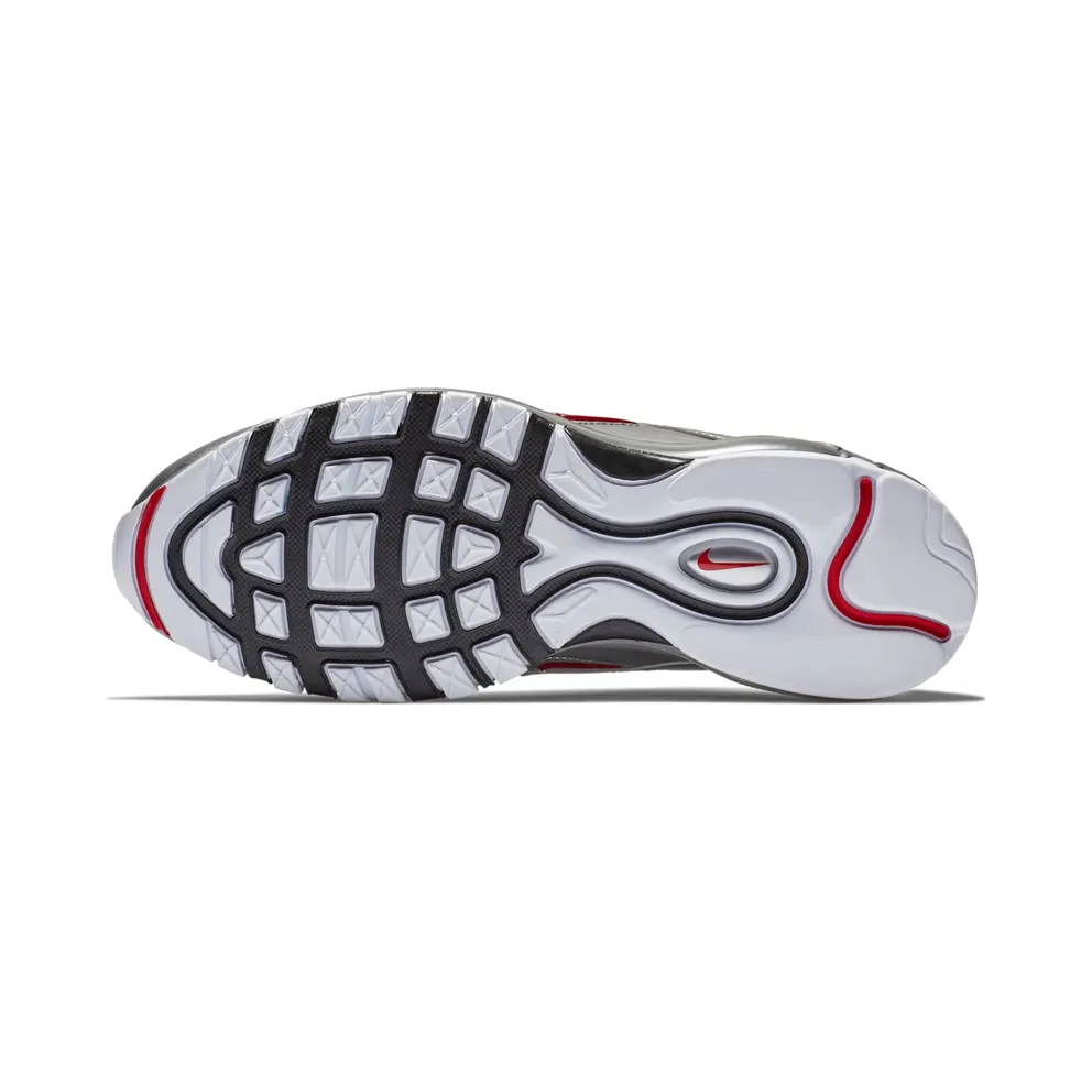 Nike Air Max 97 Silver White White/Varsity Red-Metallic Silver-Black (AT5458-100)
