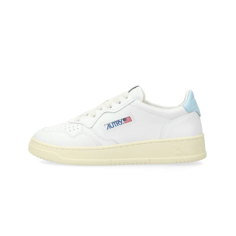 Autry Medalist Low W (leat / leat white / str blue) – AULWLL64