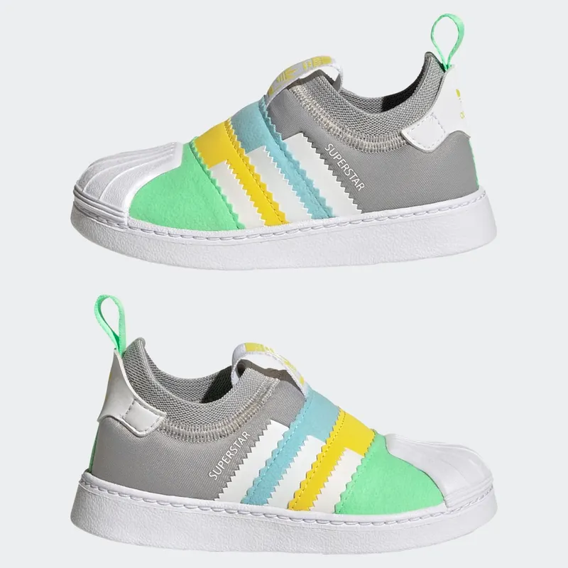 Adidas Superstar 360 Twist Grey Two / Cloud White / Beam Green (GW4720)