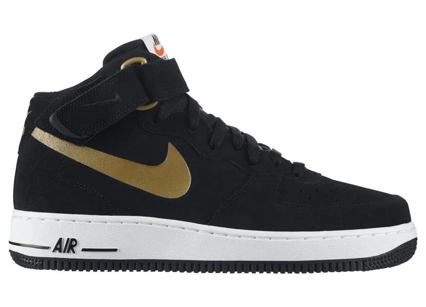 Nike Air Force 1 Low Black Metallic Gold (315123-023)