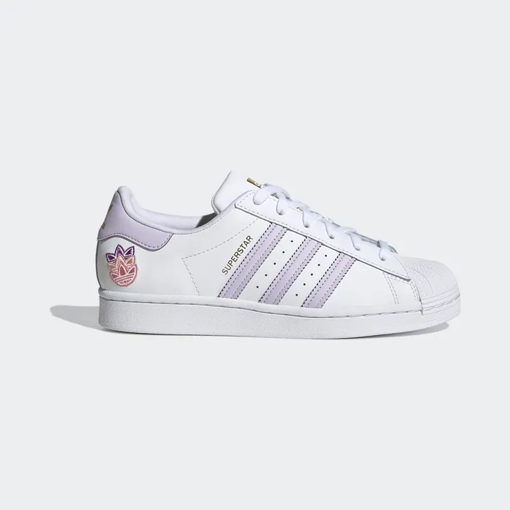 adidas Superstar Cloud White / Purple Tint / Matte Gold (GZ8143)