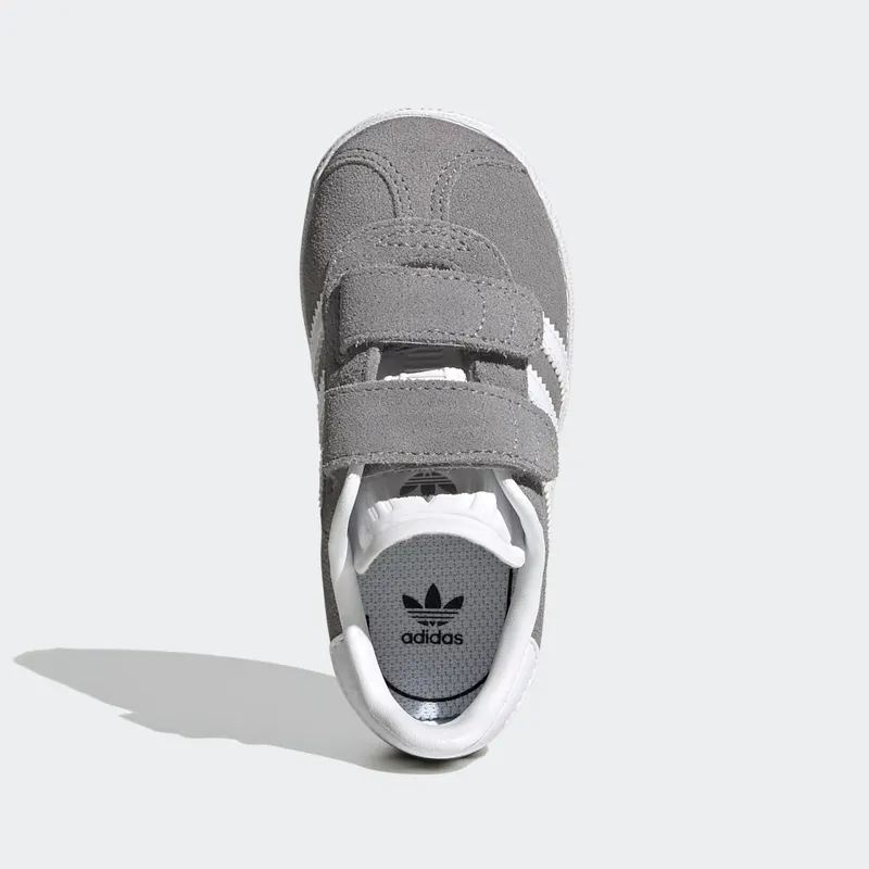 Adidas Gazelle Grey Three / Cloud White / Gold Metallic (FW0713)