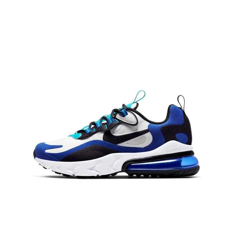 Nike Air Max 270 React Hyper Blue (GS) White/Hyper Blue/Oracle Aqua (BQ0103-105)