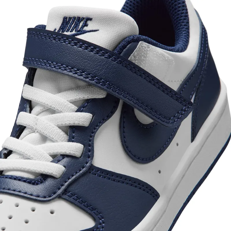 Nike Court Borough Low White Midnight Navy (IQ2724-100)