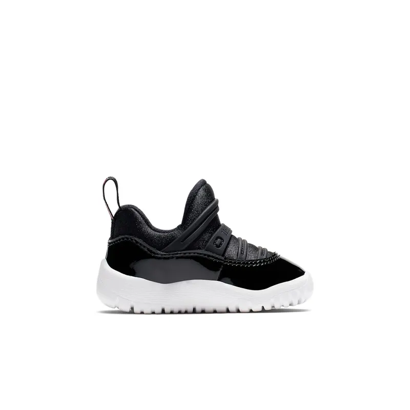 Jordan 11 Retro Little Flex 72-10 (TD) Black/White-Gym Red (BQ7102-002)