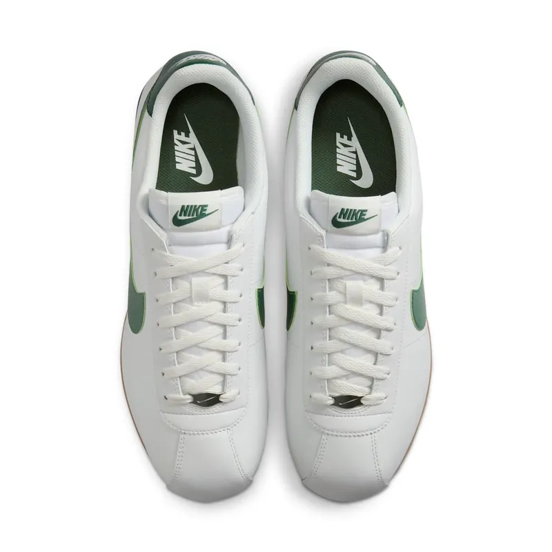 Nike Cortez Leather Summit White Fir Midnight Navy (DM4044-113)