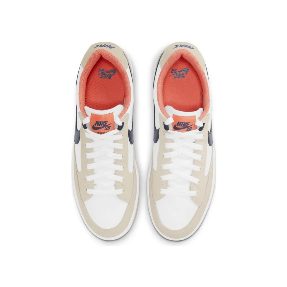 Nike SB Adversary Premium Skate Shoe White (CW7456-102)