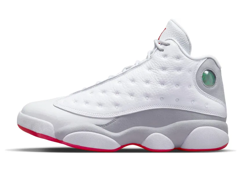 Air Jordan 13 “White / Wolf Grey / True Red” (414571-160)