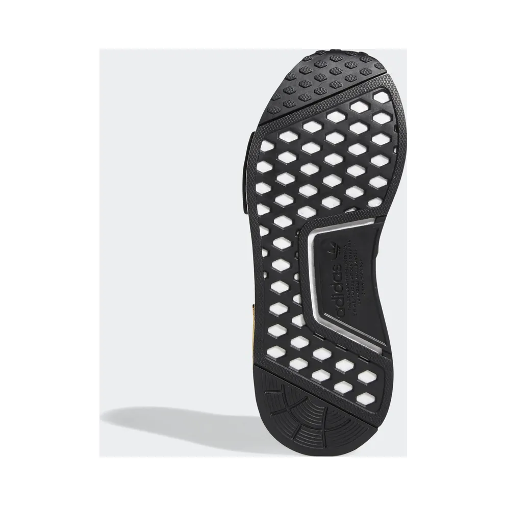 adidas NMD R1 White Black Gold Metallic (Youth) Cloud White/Core Black/Gold Metallic (EG5665)