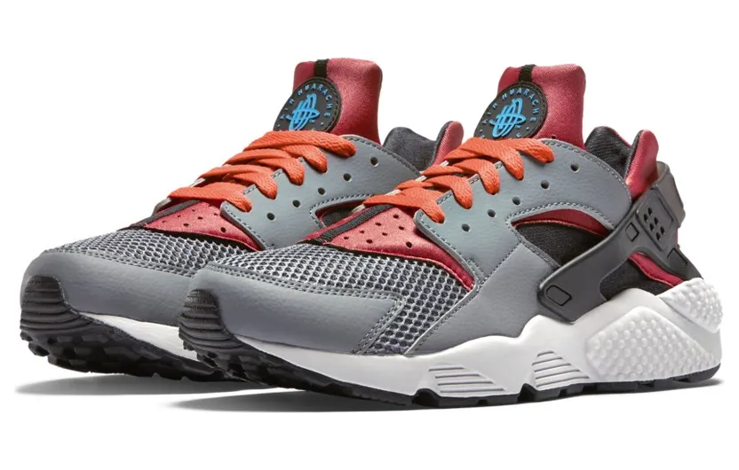 Nike Air Huarache Cool Grey Crimson