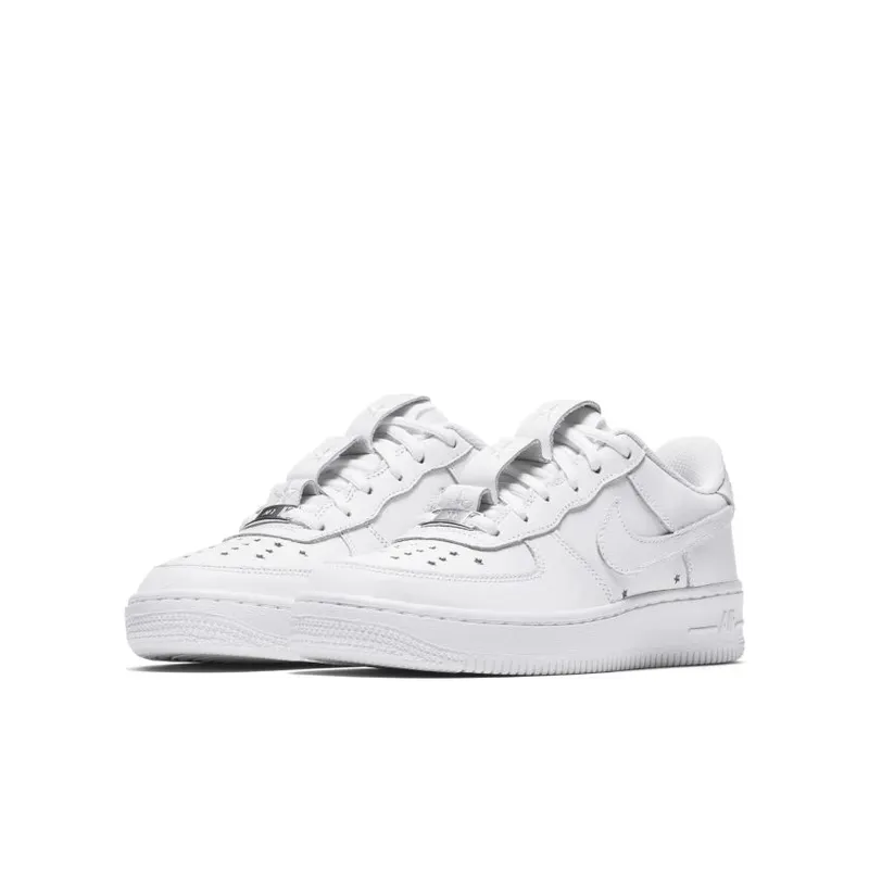 Nike Air Force 1 Low Independence Day 2018 White (GS) White/White-Midnight Navy (AR0688-100)