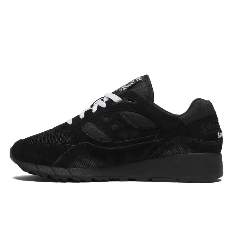 Saucony Shadow 6000 Black White Tongue Logo (S70441-72)