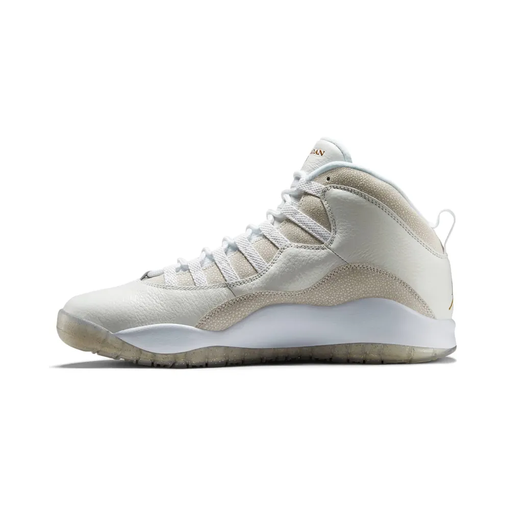 Jordan 10 Retro Drake OVO White Summit White/Metallic Gold-White (819955-100)