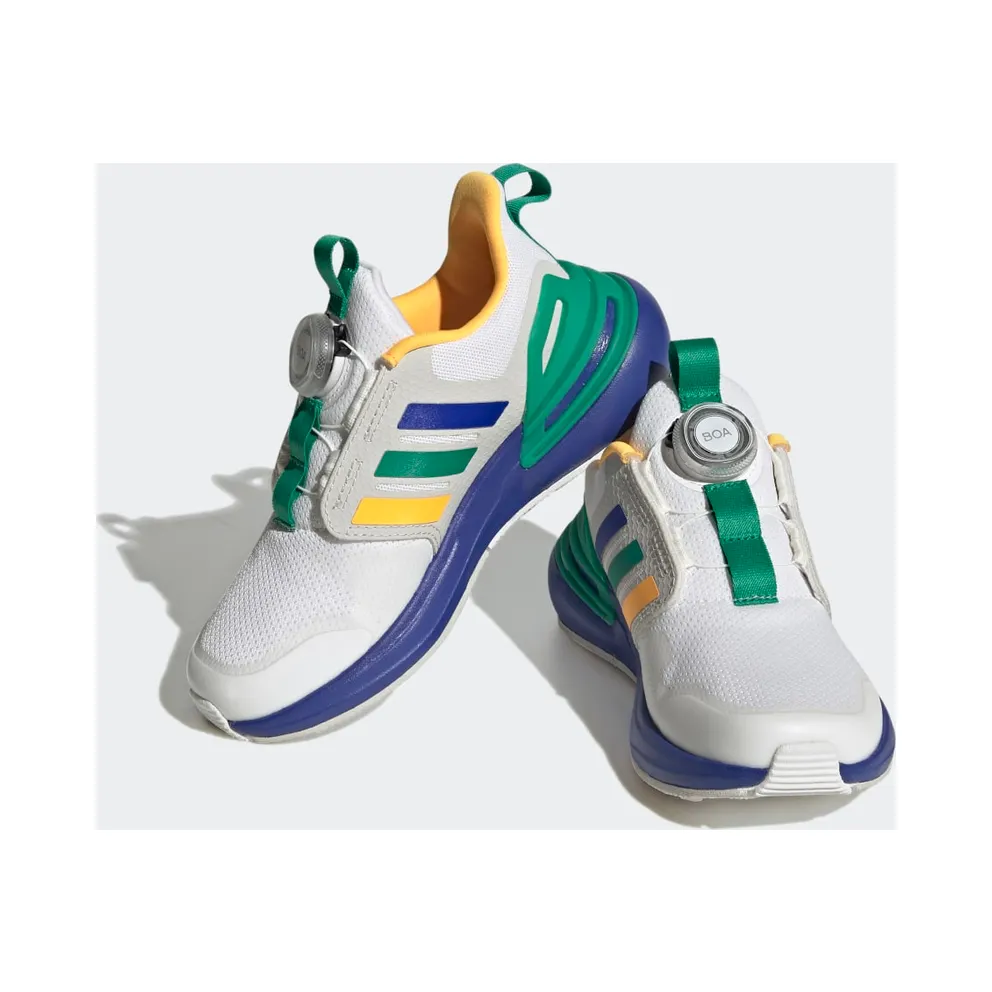Adidas RapidaSport Bounce BOA Closure Cloud White / Lucid Blue / Court Green (HP2568)