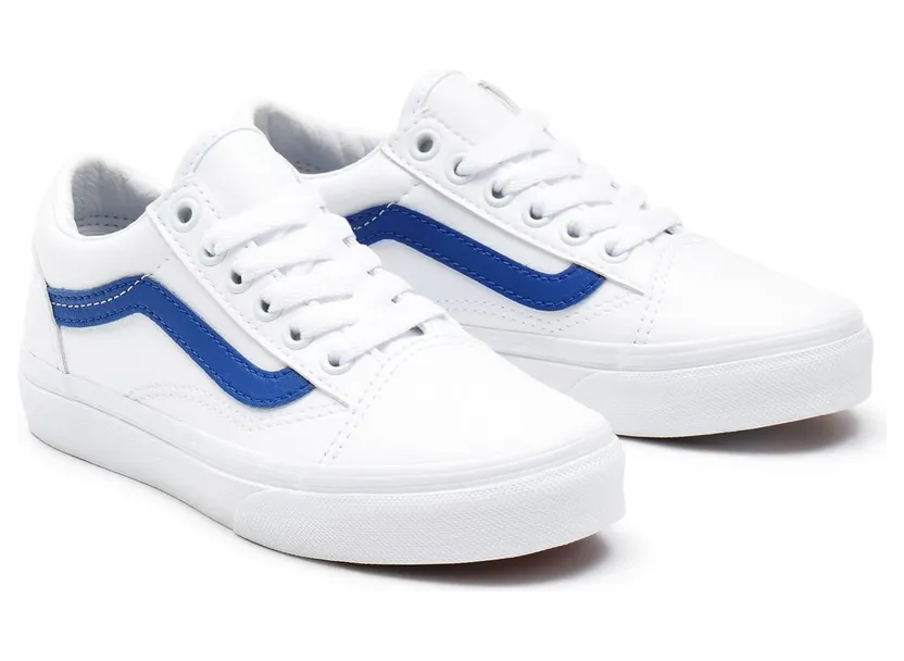 VANS Pop Classic Tumble Old Skool Kinderschoenen Wit (VN0A4UHZ9AG)