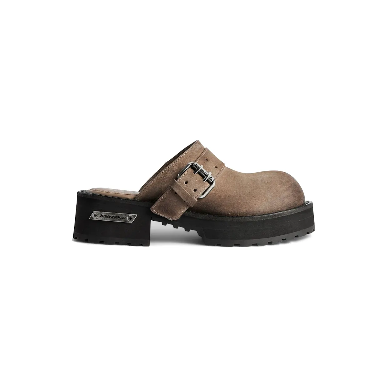 Balenciaga Venom Mule Worn-Out Biscuit Silver (866571 WCAW3 9880)