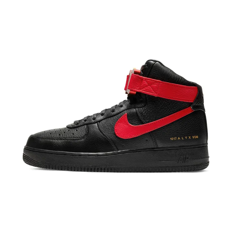 Nike x Alyx Air Force 1 “Black / University Red” (CQ4018-004)